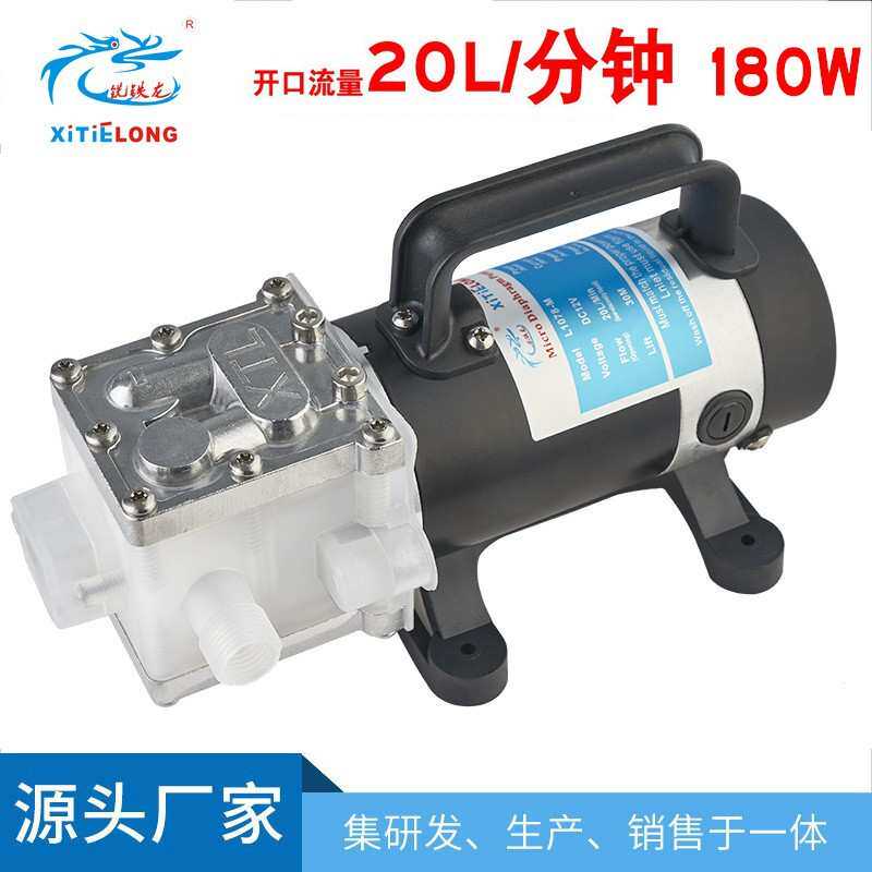 厂家供应食品级抽酒泵家用抽酒神器L1078款180W单泵自吸式隔膜泵