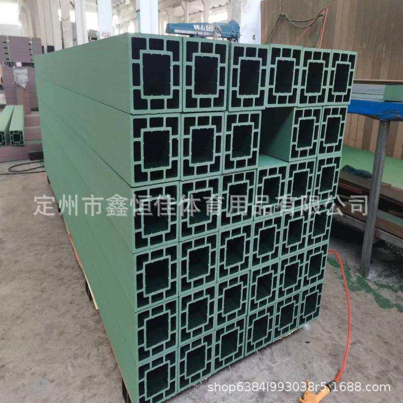 回字形枕木150*150HDPE塑料枕木复合材质绿色枕木垫木