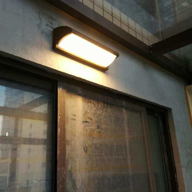 户外LED防水简约现代室外大门阳台过道庭院楼梯阳房壁灯