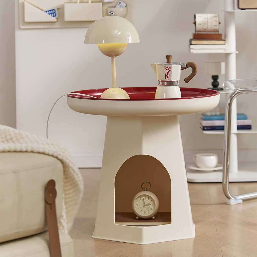 奶油风猫窝茶几客厅家用小户型宠物店圆形创意个性可收纳网红角几,模玩/动漫/周边/娃圈三坑/桌游,模型制作工具/辅料耗材,淘宝优惠券,粉丝福利购,淘宝优惠卷