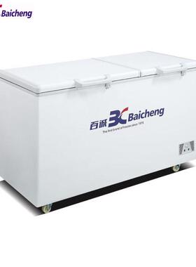 百诚 BD/C-428/528/628双门单温冷冻冷藏卧式冰柜冻肉柜冻牛肉柜