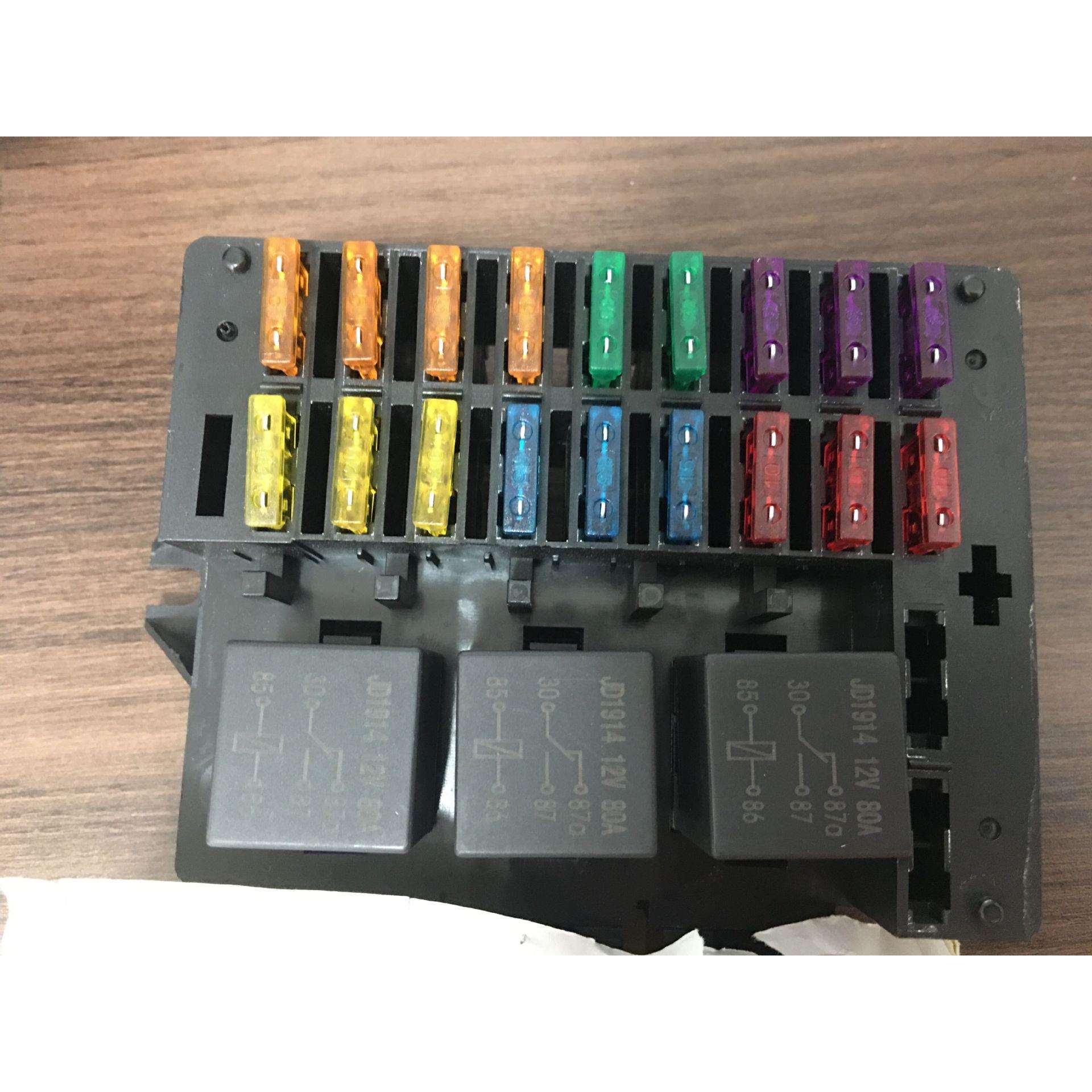 12V24V车用线路改装18路+3继电器保险盒端子电源控制保险片盒