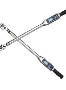 实干管钳头扭力扳手 管钳式数显扭力扳手 手动检测扭力工具100N.m