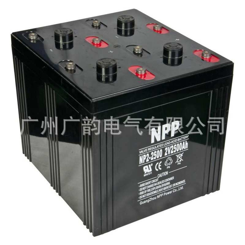 NPP耐普蓄电池NP2-2000 光伏离网系统用 2V2000AH野外生活用电