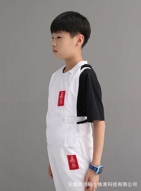 击剑背心剑服装马甲儿童成人训练服 CE350N加厚防刺装备击剑器材