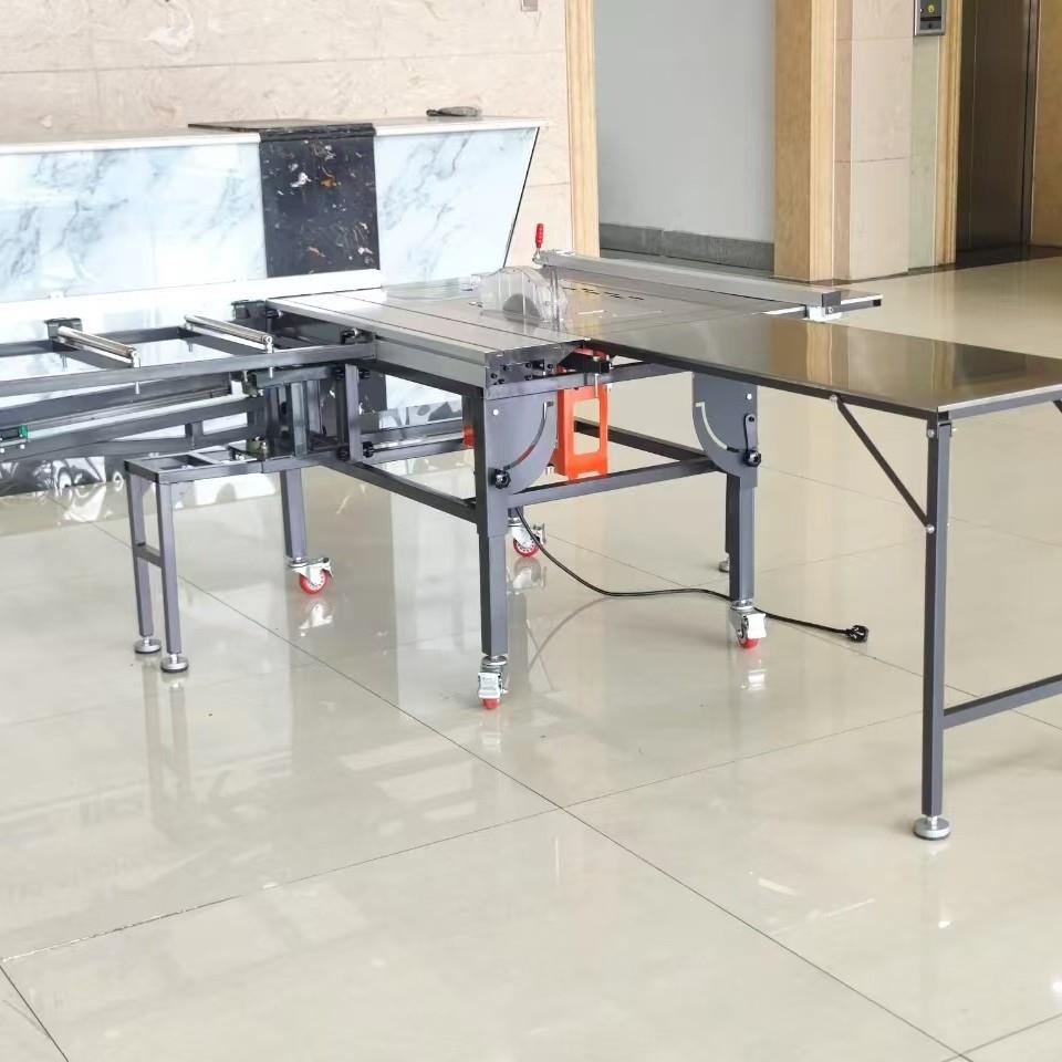 木工多功能锯台出口型锯台精密轨道推台锯实木精密加工切割高精度