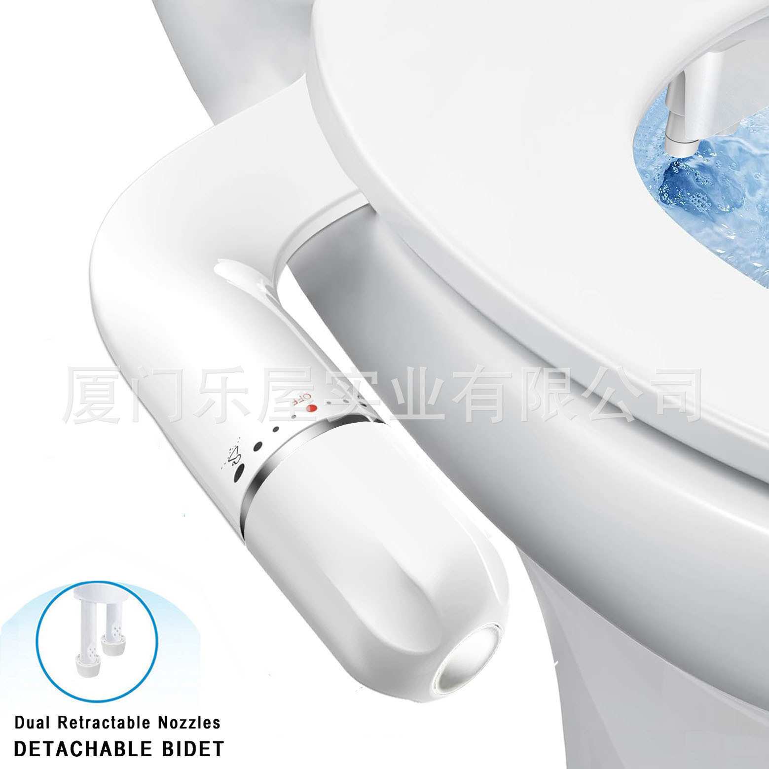洁身器妇洗器洗屁屁不插电简易安装通用坐便盖板智能快装自动清洗
