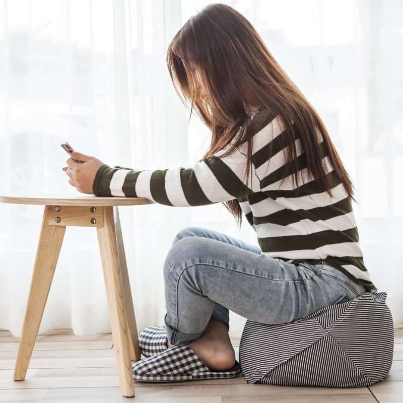 良品无印日式软管坐垫良品蒲团懒人沙发便携式可拆洗美臀垫小坐墩