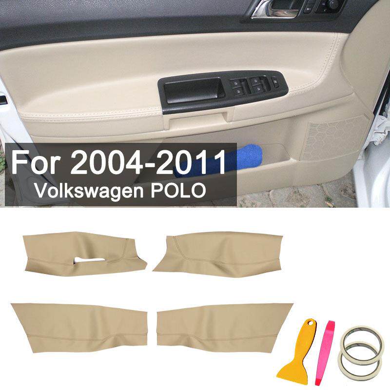适用于大众老POLO 04-11款汽车门板皮polo波罗门内饰改装翻新包皮