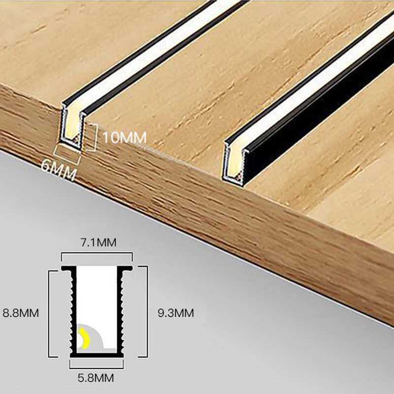 层板灯嵌入式酒柜衣柜感应灯条橱柜线条灯展示柜led柜体氛围灯带