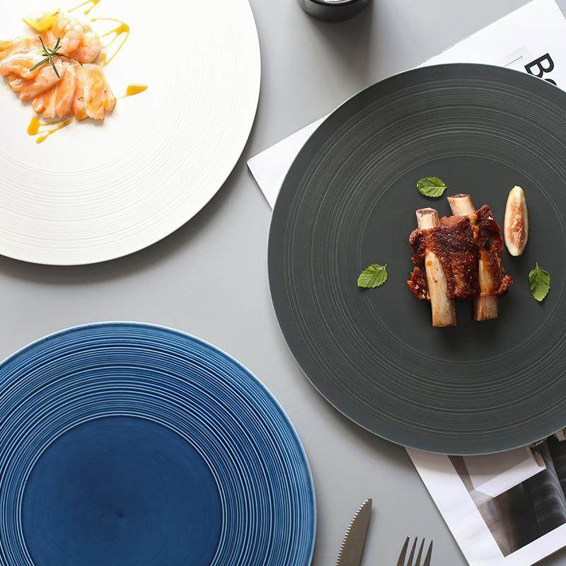 北欧陶瓷牛排盘平板菜盘圆形西餐厅盘子托盘摆盘意面盘盘釉下彩,玩具/童车/益智/积木/模型,毛绒/玩偶/公仔/布艺类玩具,淘宝优惠券,粉丝福利购,淘宝优惠卷