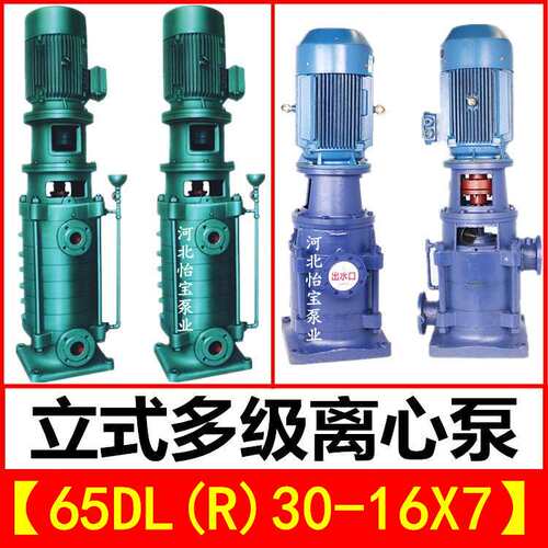 65DL30-16X7立式多级泵DLR型热水增压管道离心泵 高层建筑给水泵