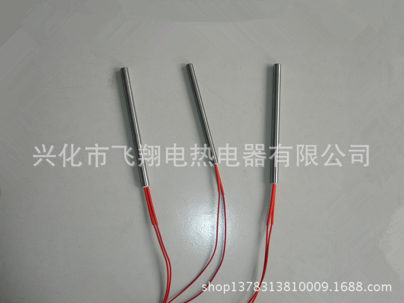 供应微型单头电热管 带热电偶加热管 ¢3.4.5~20MM发热管