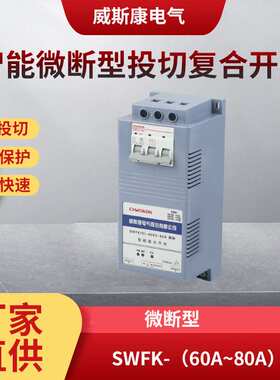 威斯康电气SWFK带可控硅模块投切复合开关63A80A投切开关可定制