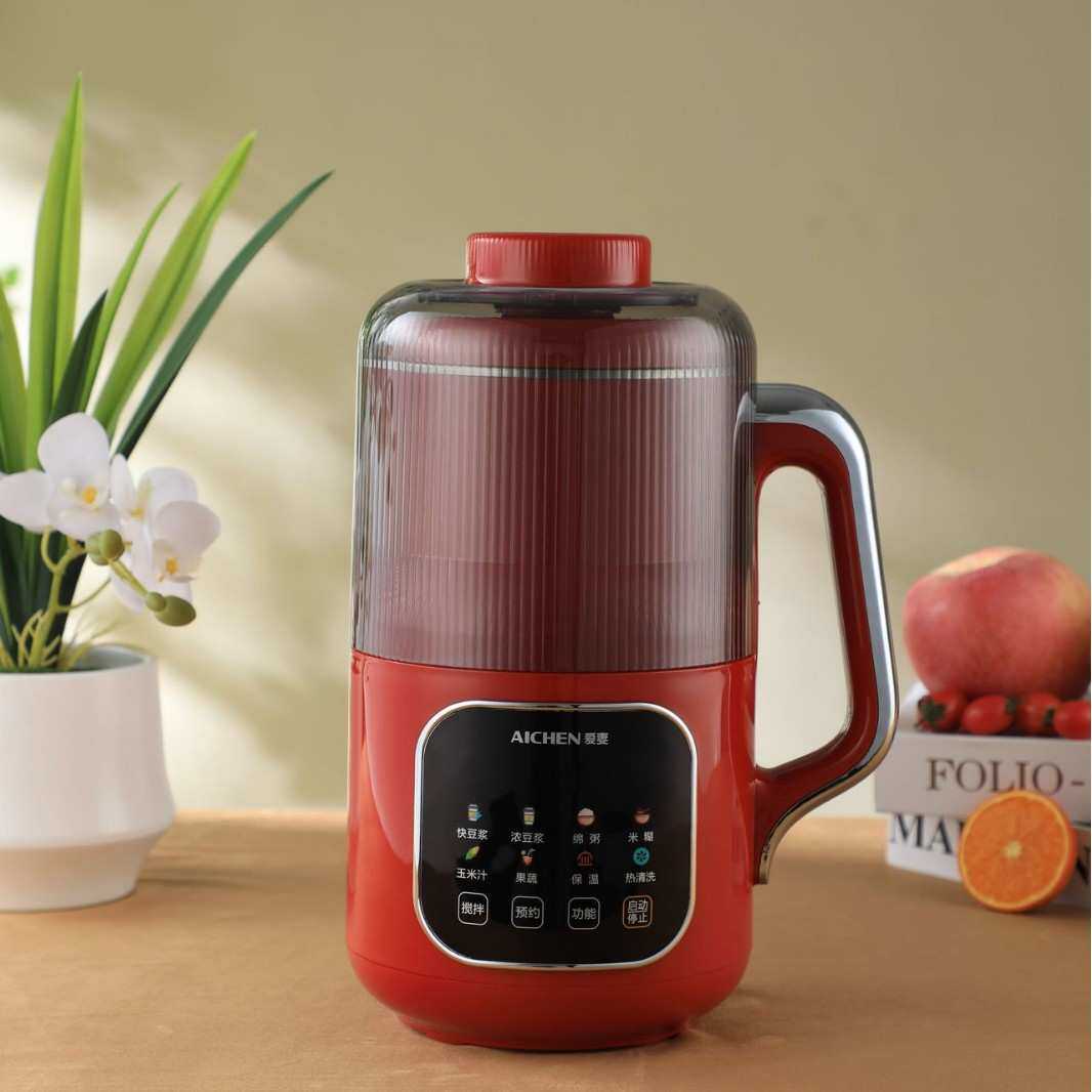 爱妻破壁机家用豆浆机迷你全自动小型智能辅食料理机果蔬低音免滤
