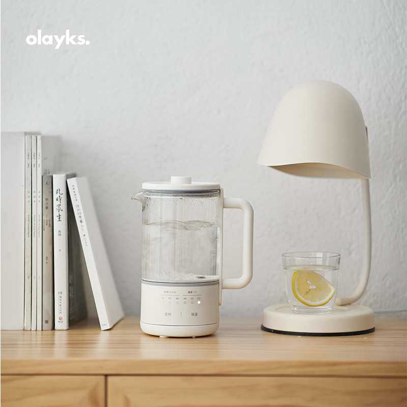 olayks养生壶家用多功能mini办公室小型迷你煮茶器玻璃花茶烧水壶
