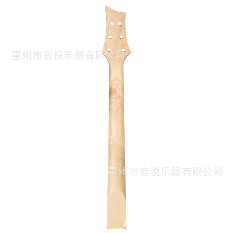 原木色吉他琴颈燕子飞燕动物造型打孔枫木封闭式22品吉他琴颈可定