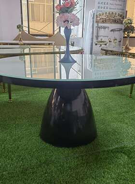 黑色宴会桌子 wedding table 国外婚礼派对家具工厂