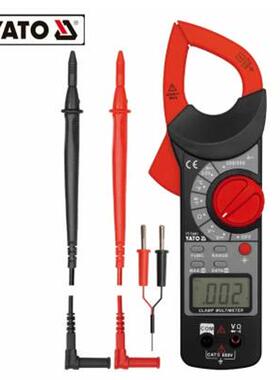 欧洲易尔拓YATO三位半数字数显钳形万用表电流表温度测量YT-73091