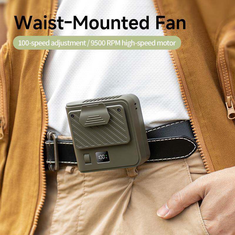 2026 New Model 100-Watt Large-Blown Portable Waist Fan