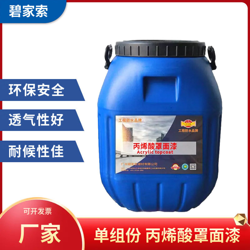耐候防水防晒丙烯酸罩面清漆真石漆艺术涂料乳胶漆表面保护层防污