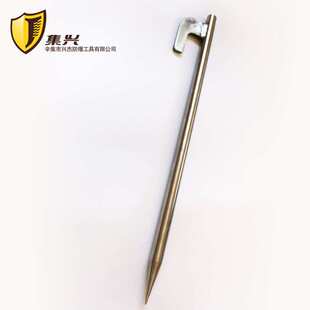22*600mm帐篷钉304不锈钢帐篷接地钢钎弯耳可拴绳实心棒包邮