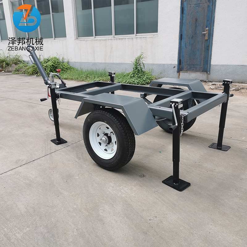 两轮骨架拖车发电机组移动式框架牵引拖车工具运输拖车应急照明