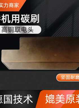 行车港机集电器碳刷片刀头滑刀滑导高铜原装替代滑板线槽电柜