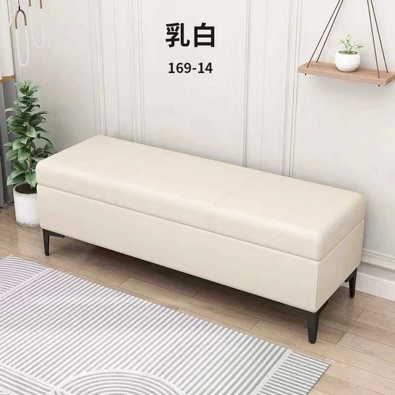 轻奢入门换鞋凳多功能家用长条沙发凳子可储物床头尾凳子服装店