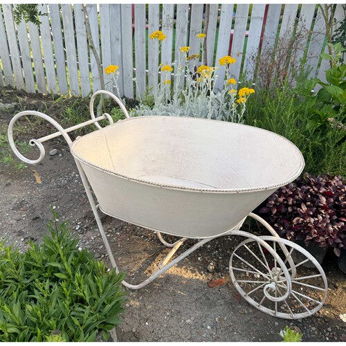 Garden cart, large capacity, push-pull cart, length 108, wid