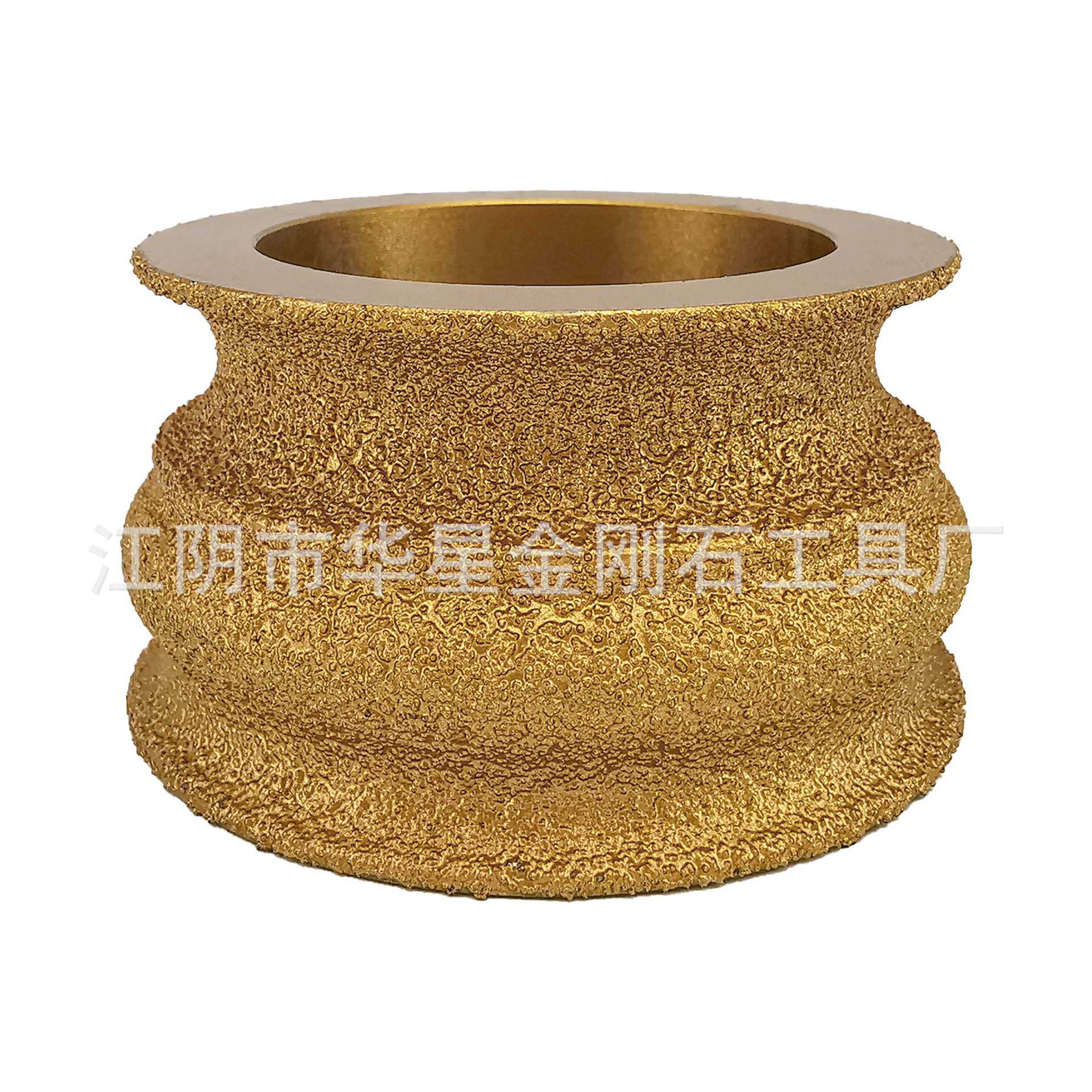 钎焊磨盘手工磨轮金刚石磨头角磨机圆边磨轮瓷砖石材打磨抛光