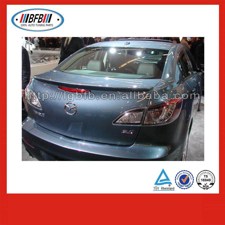 适用于 10-13马自达M3尾翼 马自达压式尾翼 马自达M3压式尾翼