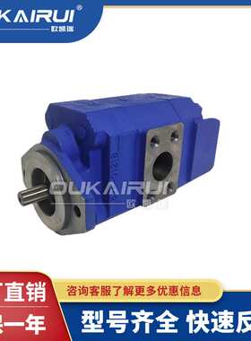 天津泊姆克PERMCO液压双联齿轮泵P124B182XDZA10-54PBZA02-1油泵