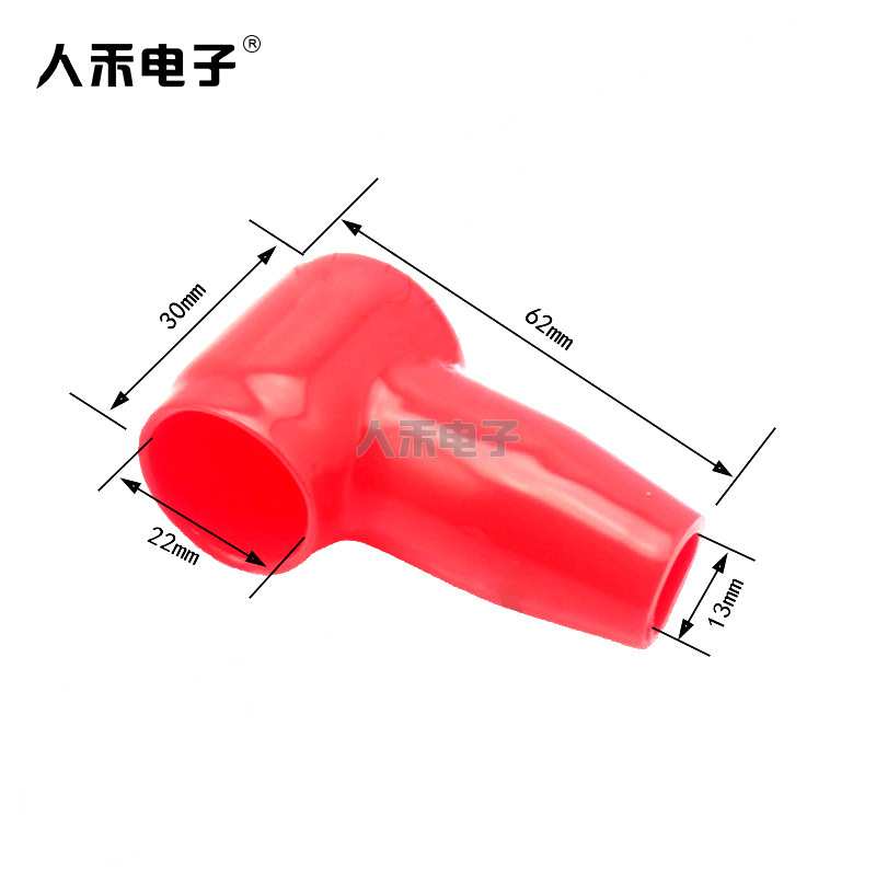 电机正负极接线端子绝缘保护套线缆极柱套管端子阻燃PVC护套
