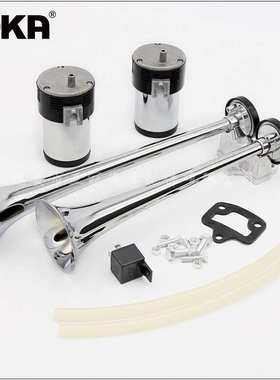 DHKA亚冠-AS176A现货 12V两管双气泵电动泵气喇叭卡车货车改装