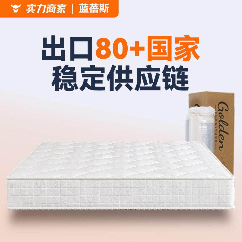 东南亚密回弹海绵宿舍床垫租房专用出租屋压缩卷包弹簧床垫定制