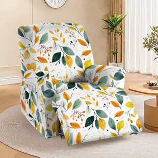 跨境芝华士保护罩头等仓沙发套田园风椅套手动四季防猫抓躺椅套-3