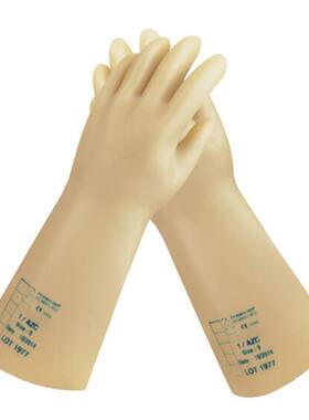 代尔塔207002绝缘手套天然乳胶 10KV工作电压7.5kV