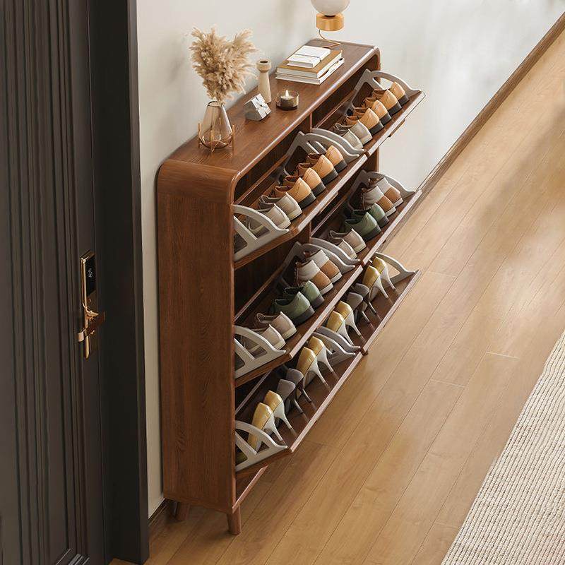 超薄翻斗鞋柜家用门口入户玄关柜实木收纳省空间小户型简易鞋架子,电子元器件市场,其它元器件,淘宝优惠券,粉丝福利购,淘宝优惠卷