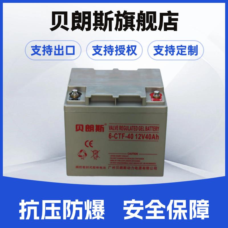 ES40-12 UPS电池 应急灯照明系统 铅酸蓄电池 12V40Ah 胶体电瓶