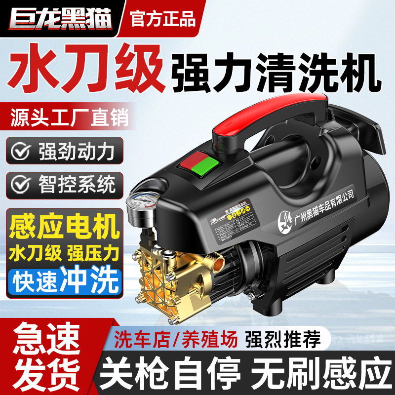 新款高压220v家用清洗机大功率全自动洗车神器便携式洗车泵