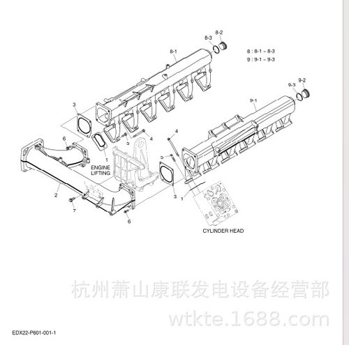 90CM1030六角法兰螺栓DP222CC斗山