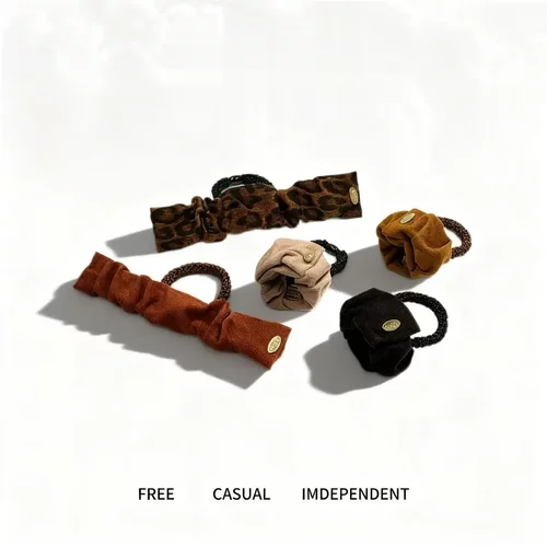 【下单立减50】新款高弹力啪啪圈发圈高级感丝绒皮筋高马尾显发WZ