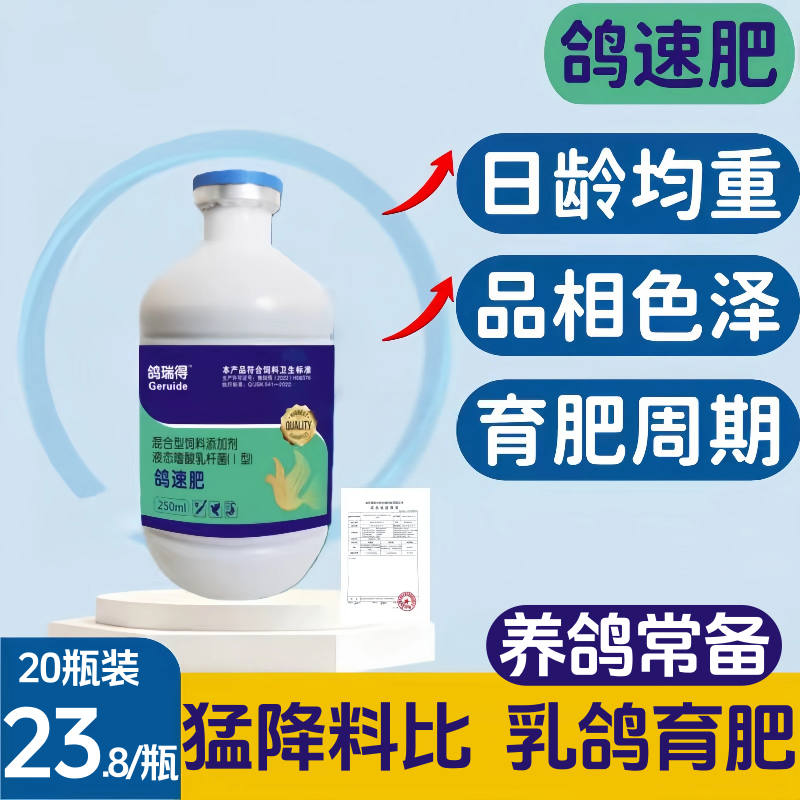 鸽子禽类专用17送3速出栏无休期