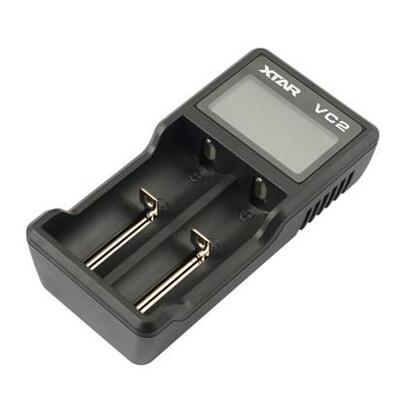 XTAR/爱克斯达 VC2 2槽智能液晶 镍氢/锂离子电池充电器