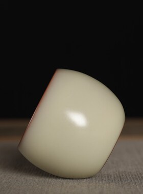 青瓷龙泉窑哥窑铁胎猪油冻茶杯捧杯叶金炼手工功夫茶具陶瓷主人杯