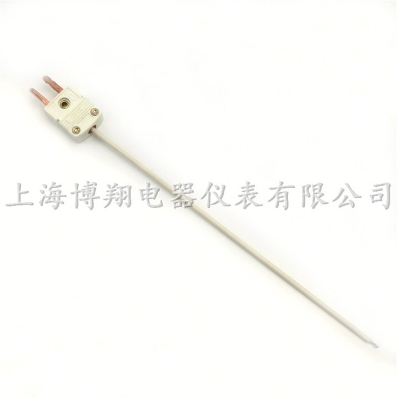 S型铂铑铂热电偶 WRP-1001 插头连接器热电偶 B型R型实验火焰温度