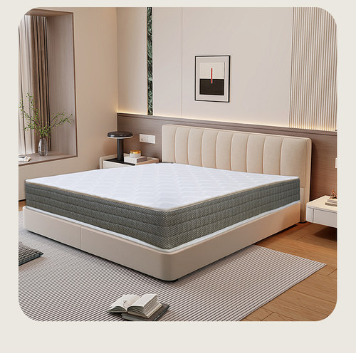 席梦思软硬适中乳胶床垫独立袋弹簧卧室超软加厚软垫压缩床垫家用