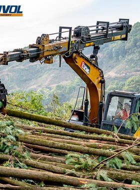 徐沃林业伸缩臂430L-D伸长抓取自带360度夹具夹起重400K跨境