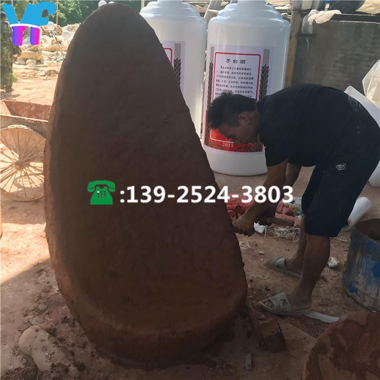 螺纹造型玻璃钢艺术品 大堂玻璃钢树脂摆件 瓜子造型雕塑